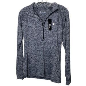 New Under armor gray have zip shirt medium
